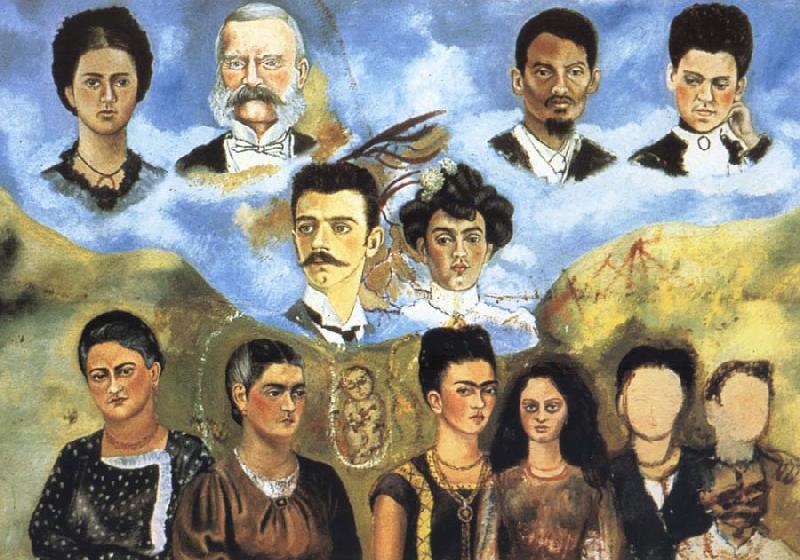 Frida Kahlo My Family oil painting image